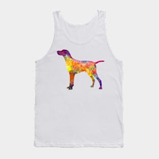 Hungarian Shorthaired Pointer in watercolor Tank Top